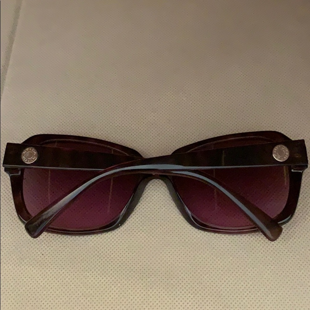 DKNY sunglasses. Dark purple tortoise like frame. - Picture 6 of 8